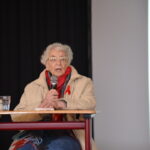 Ruth Weiss in der Nelson Mandela Schule Berlin c/rwg