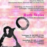 Pressemitteilung - René Böll ehrt Jahrhundert-Zeitzeugin Ruth Weiss zum 101sten Geburtstag in Tübingen am 26. Juli 2025 - Cem Özdemir und Boris Palmer Gratulanten